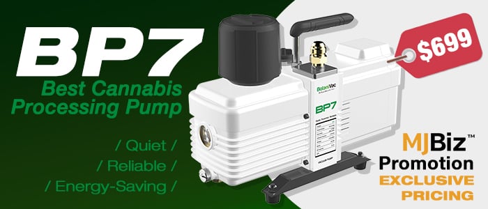 NAVAC BP7 Best Cannabis Processing Pump MJBizCon exclusive