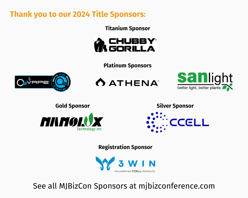 MJBizCon Title Sponsors