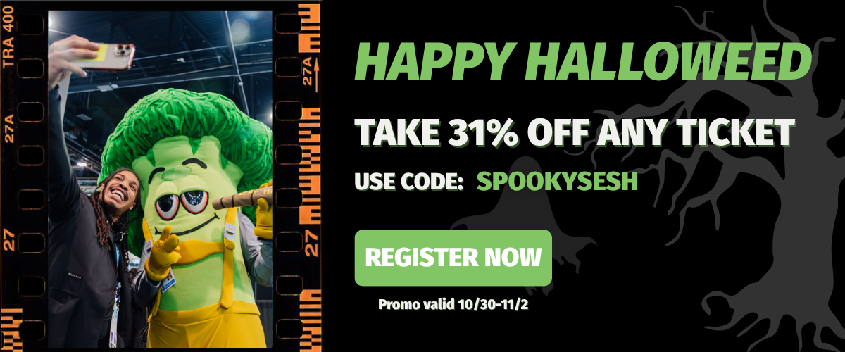 Halloweed Promo: 31% off tickets with code: SPOOKYSESH