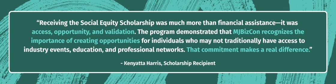 MJBizCon Scholarship Testimonial