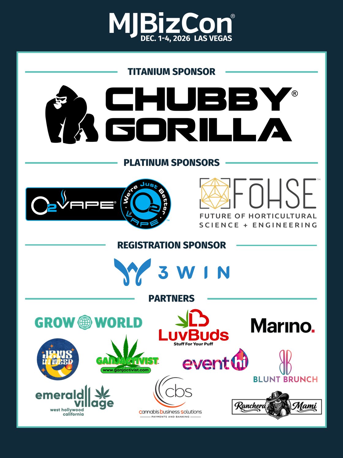 MJBizCon Sponsors & Partners