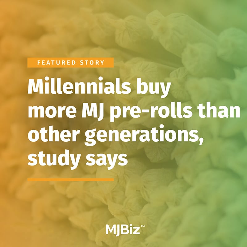 Millennials buy more MJ pre-rolls than other generations, study says