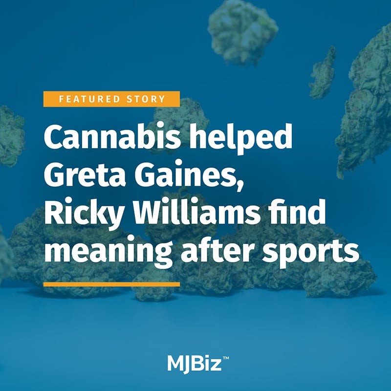 Cannabis helped Grata Gaines, Ricky Williams find meaning after sports