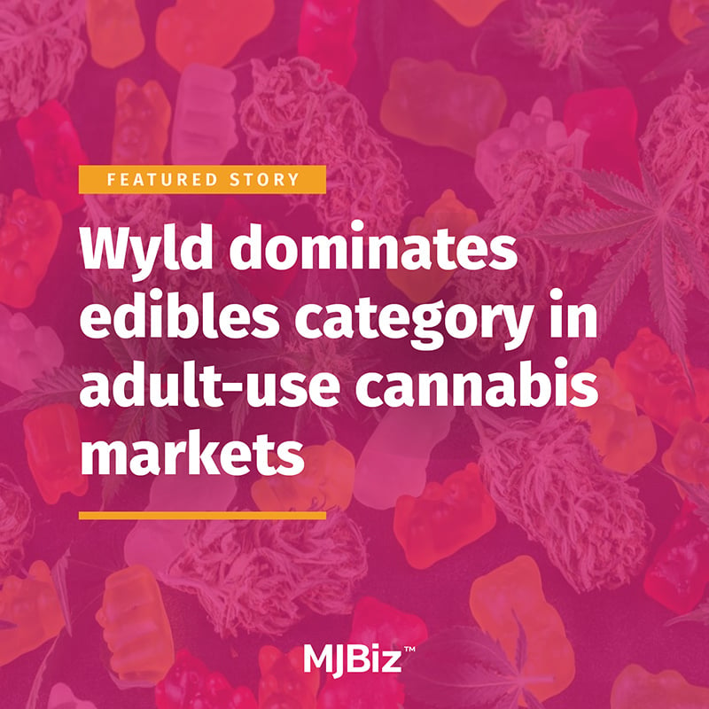 Wyld dominates edibles category in adult-use cannabis markets